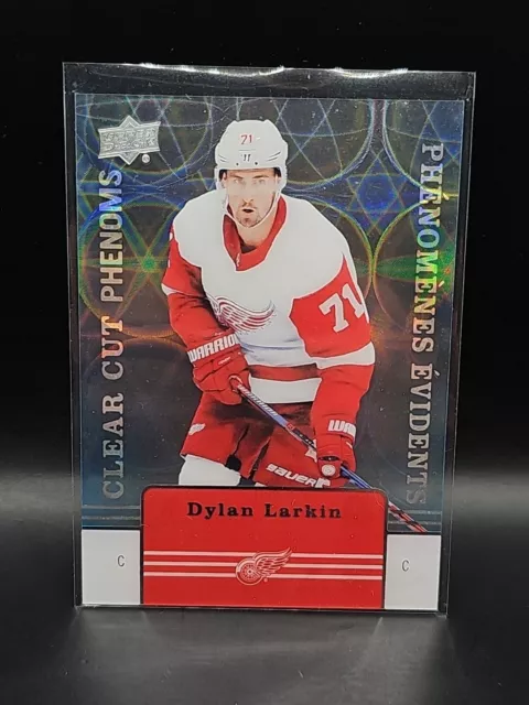 2019-20 Tim Hortons Upper Deck Clear Cut Phenoms Dylan Larkin Insert Card Cc-7