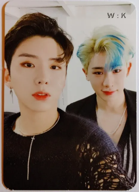 MONSTA X 2nd Take.2 We Are Here Pre-order photocard Kihyun and Wonho K-POP