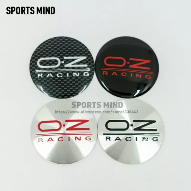 4PCS/lot 65MM OZ Racing Car Wheel Center Hub Cap Sticker Car Logo Badge sticker