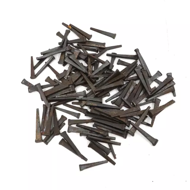 Vintage Square Cut Nails 1 Pound Mixed Size 1 3/8in to 1 3/4in