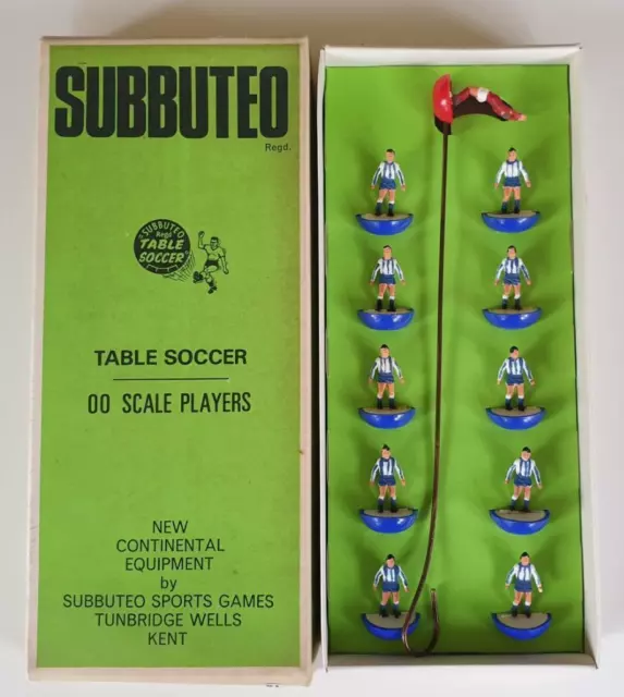 VINTAGE 1960's SUBBUTEO HW TEAM Ref 51 - BRIGHTON, MILLWALL - UNUSED