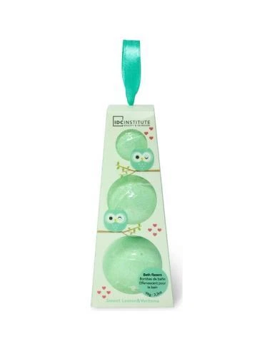 Set 3 Bombas De Baño Efervescente Owl Multicolor