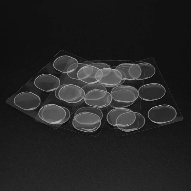 12 Damper Gel Pads Drum Silencers Non-Toxic Soft Silicone Drum Mute (Clear) U6F1 3