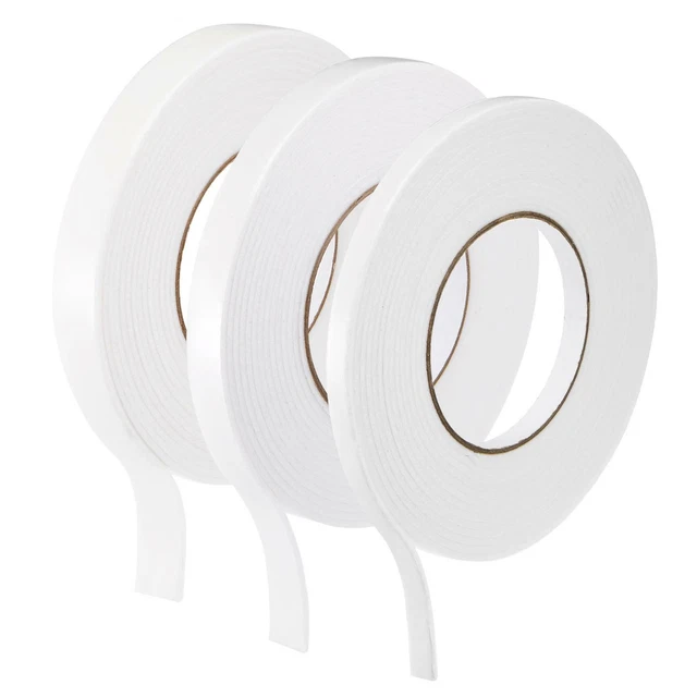 Rubans PE double face 2,5mm 10mm 15mm 20mm 5m/16,4 pieds pour Album 6 en 1 Kit