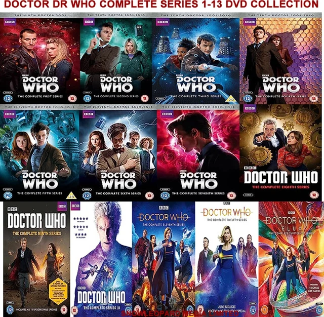 DOCTOR DR WHO Complete Series 1-13 Dvd Collection 1 2 3 4 5 6 7 8 9 10 ...