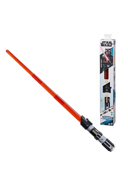 Star Wars Lightsaber Forge Darth Vader Electronic Extendable Red Lightsaber Toy,