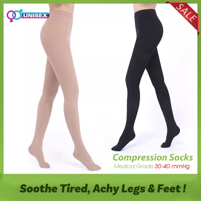 Thigh High Compression Stockings 20-30 mmHg Medical Surgical Socks Varicose  Vein 