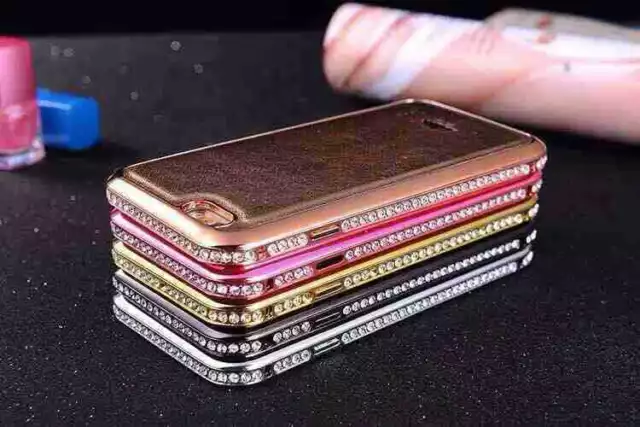 Iphone 6 Aluminium Diamant Luxus Bumper Hülle Schutzhülle Alu Case Folie Tasche