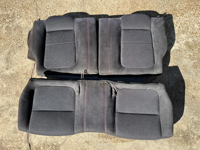 Honda Acura Integra Type-R Rear Seats OEM JDM ITR DC2 Black Recaro Rare
