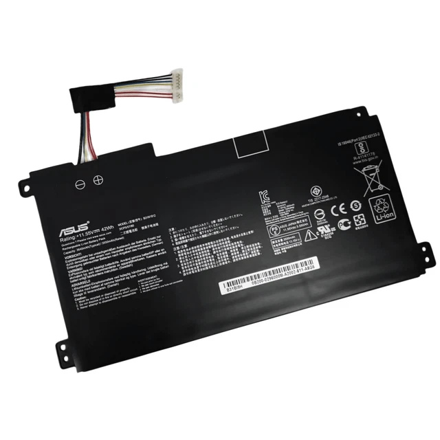 GDDGFVKV 11,55V 42Wh B31N1912 C31N1912 Laptopaccu compatibel met Asus VivoBook 14 E410MA L410MA L510MA E410KA E510KA E510MA F414MA R522MA