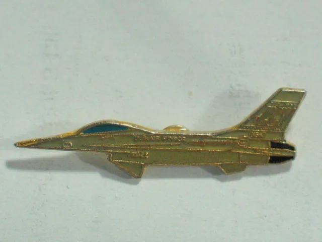 Vintage F-16 Falcon U.S. Air Force Aircraft Pin, Lapel Pin, Tie Tack