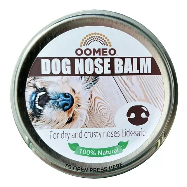 Dry Crusty Dog Nose Balm Snout Cream Butter Soothing Hemp Calendula OOMEO