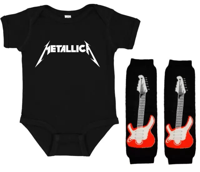 Metallica Infant Bodysuit Shirt Set Outfit