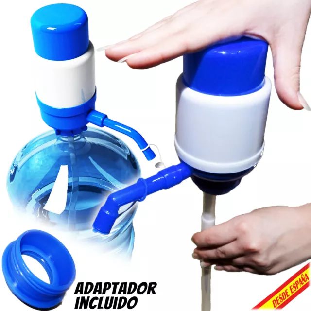 Adaptador Sifon Bombona Manual Bomba Agua Embotellada Botella 2,5 5 8 10 Litros