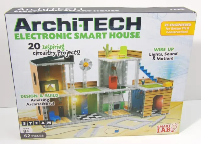 Smart Lab ArchiTECH Electronic Smart House Kit - 20 Circuitry Projects
