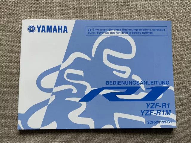 Manuale Uso E Manutenzione yamaha r1 r1m 2015-2016 tedesco