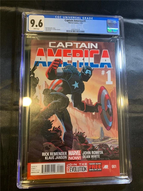 Captain America #1 * CGC 9.6 NM+ *1st App Green Skull 2013