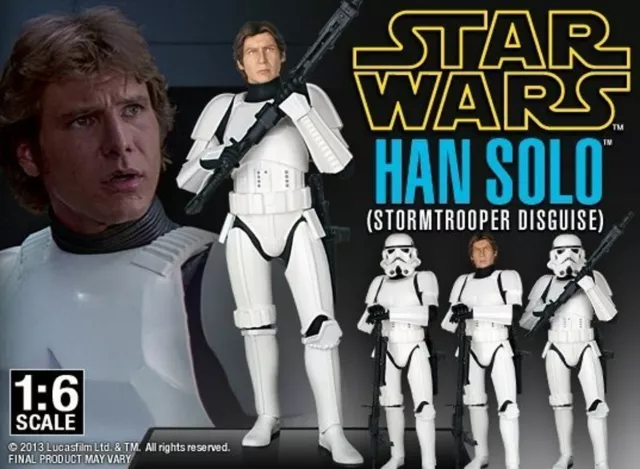 Star Wars Harrison Ford Han Solo Stormtrooper Armor Deluxe Statue Gentle Giant