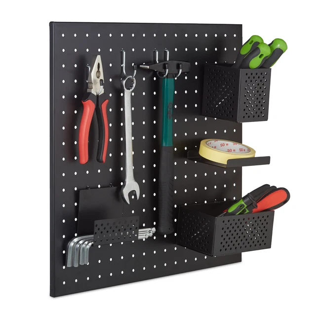 Porta Punte Per Parete Attrezzata Element System | Organizzatore Utensili Bianco