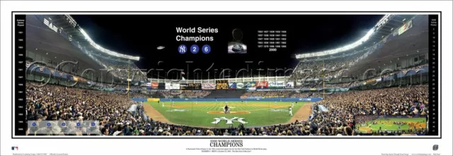 New York Yankees 2000 WORLD SERIES at YANKEE STADIUM Panoramic POSTER Print