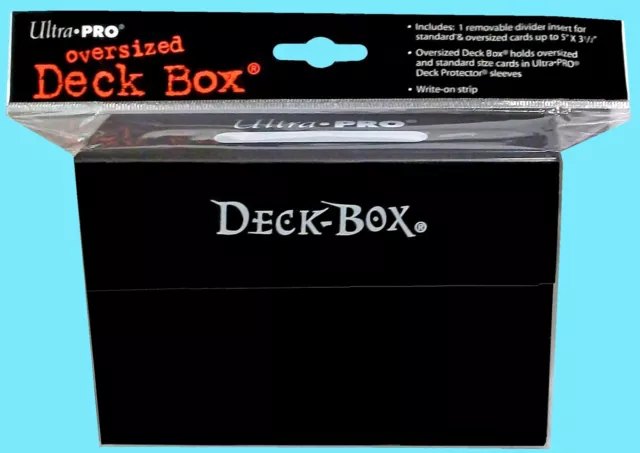 PRO Oversized Tri-Compartment Black Deck Box