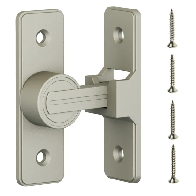Barn Door Lock Latch – 90-Degree Barn Door Latch - Slide Lock Sliding Door Lock