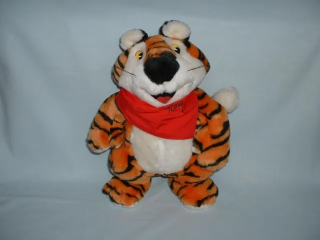 KELLOGGS FROSTIES 13" TONY THE TIGER Jointed Soft Plush Toy FROSTED FLAKES/1990
