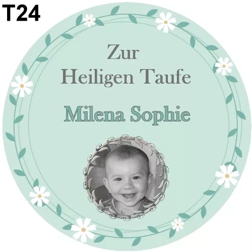 ♥ ESSBARES TORTENFOTO ♥ TORTENAUFLEGER ♥ FOTOTORTE ♥ ZUCKERFOLIE ♥ T24 Taufe