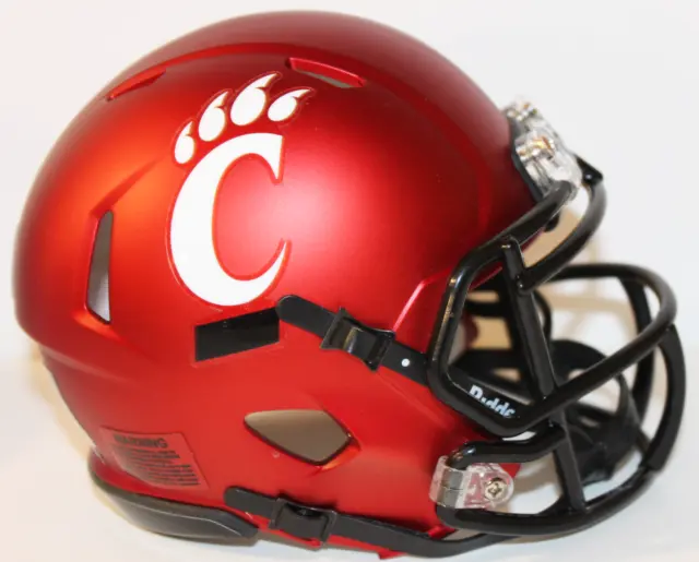 2021 Cincinnati Bearcats Custom Riddell Mini Helmet vs Houston