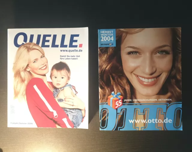 Quelle Katalog Frühling/Sommer 2004 und Otto Katalog Herbst/Winter 2004