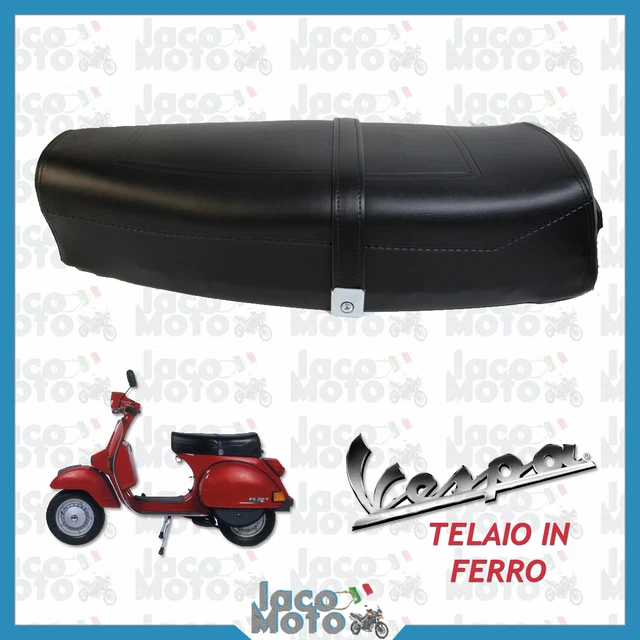 Selle Vespa PX 70ème Anniversaire - Compatible PX 125, 150, 200, Arc-en-ciel, Millennium, Couleur Marron
