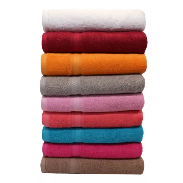 Handtuch Handtücher Set 2er 4er Duschtuch Frottee 100% Baumwolle 600g/m² TOWEL✅