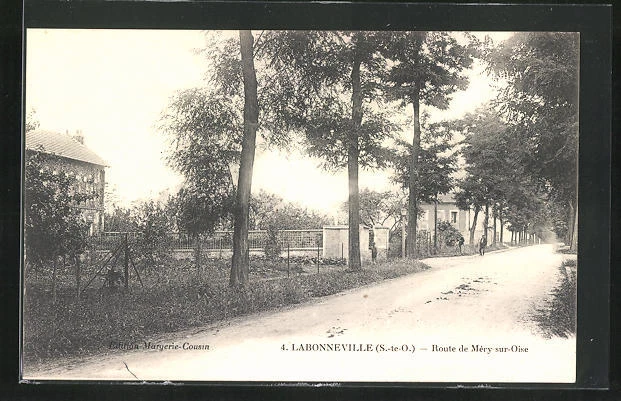 CPA Labonneville, Route de Méry-sur-Oise