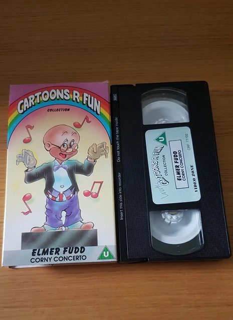 VHS VIDEO CARTOONS R Fun Elmer Fudd Corny Concerto Vintage Retro EUR 17 ...