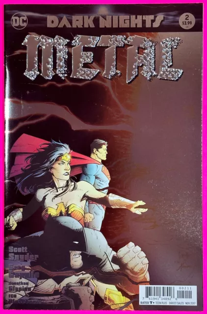 Dark Nights Metal #2 (Dc Comics 2017) 1St Cameo The Batman Who Laughs | Foil