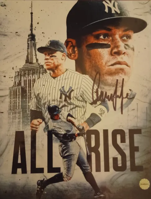 Aaron Judge Rare Signed Autographed 8x10 New York Yankees Photo HOLO COA