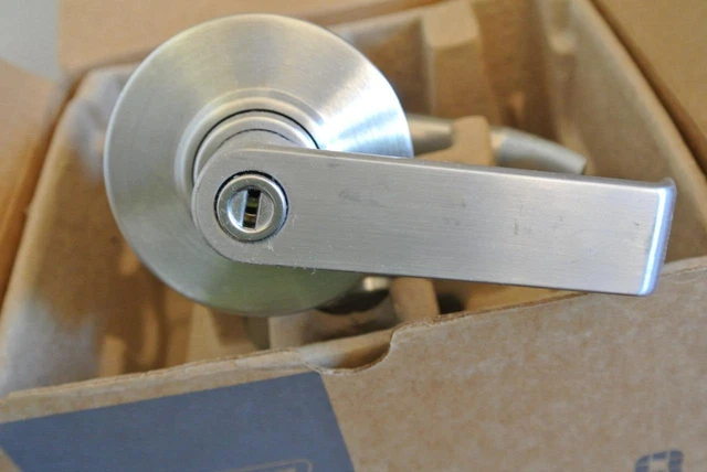 Schlage AL53LD SAT 626 Bathroom Privacy Lock Chrome Finish