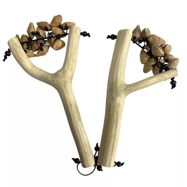 PERCUSSION　Instrument　Maracas　Seed　Pod　AU　Indigenous　PicClick　Traditional　$26.39　MUSICAL　SHAKER