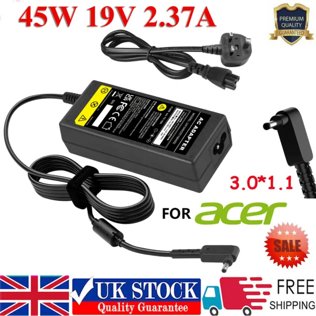 45W Laptop AC Power Adapter Charger For Acer Aspire PA-1450-26 3.0*1.1mm
