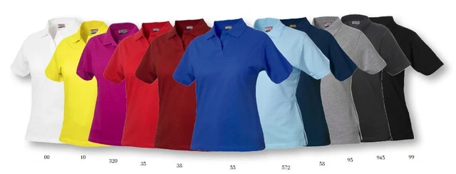 T-Shirt Polo Donna Sfiancata Aderente Mezza Manica Corta Cotone  190Gr.  028206