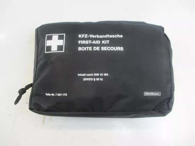BMW kit médical universel de premiers soins urgence poche noire - 7261178