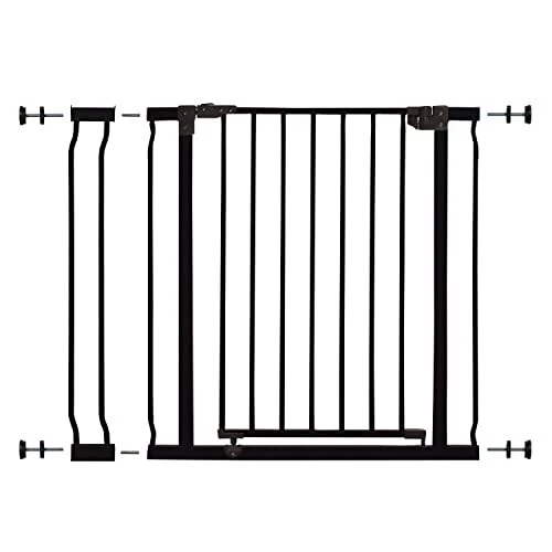 Dreambaby Liberty Walk Thru Auto Close Baby Safety Gate Set - with 3.5inch Ex...