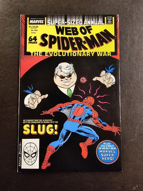 Web of Spider-Man Annual #4 (Marvel, 1988) Slug, 64 Pages - VF