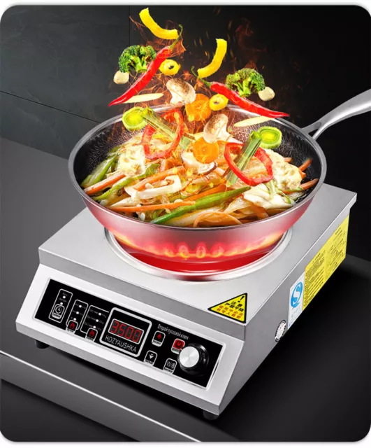 Commercial Induction Cooker Concave Electric Induction Stove 3500W High Power