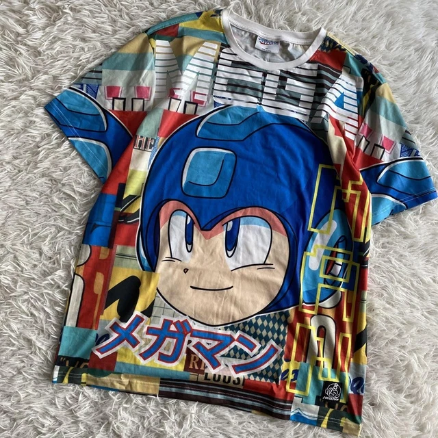 T-SHIRT GILDAN MEGA Man Megaman Rockman Robot Capcom Collector Tshirt