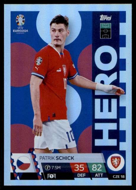 Topps Euro 2024 parallèle point bleu SRB 1 | Kaufen auf