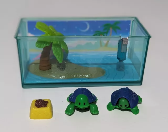 Vintage Littlest Pet Shop Toddling Turtles on Paradise Island Kenner 1992