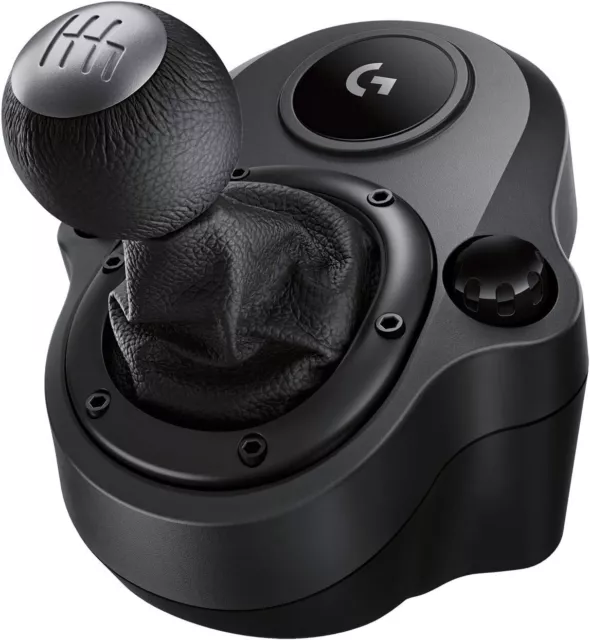 Logitech Driving Force Shifter 6 Gang Schalthebel Schaltknauf Echtleder Stahl