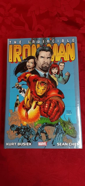 The Invincible Ironman Marvel Omnibus 2013 Busiek/Chen HCDJ First Printing