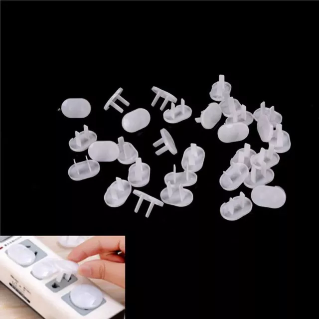 50Pcs Anti Electric Shock Plugs Protector Cover Cap Socket Electrical Outlet Bh